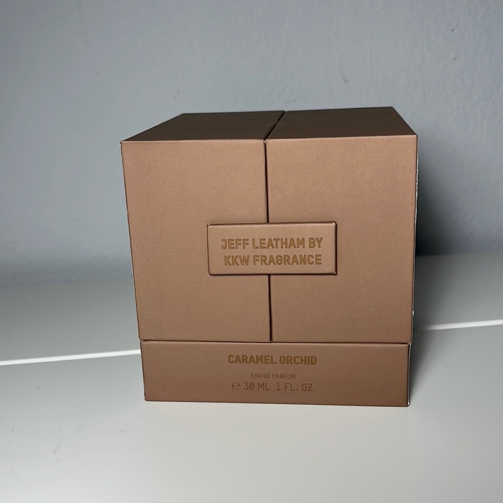 SPRAYED ONCE - KKW CARAMEL ORCHID IN OPEN BOX